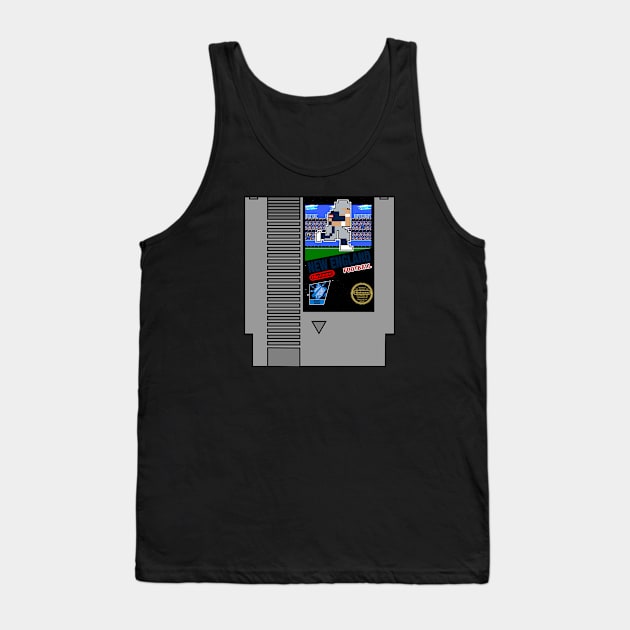 New England Football 8 bit cartridge design Tank Top by MulletHappens